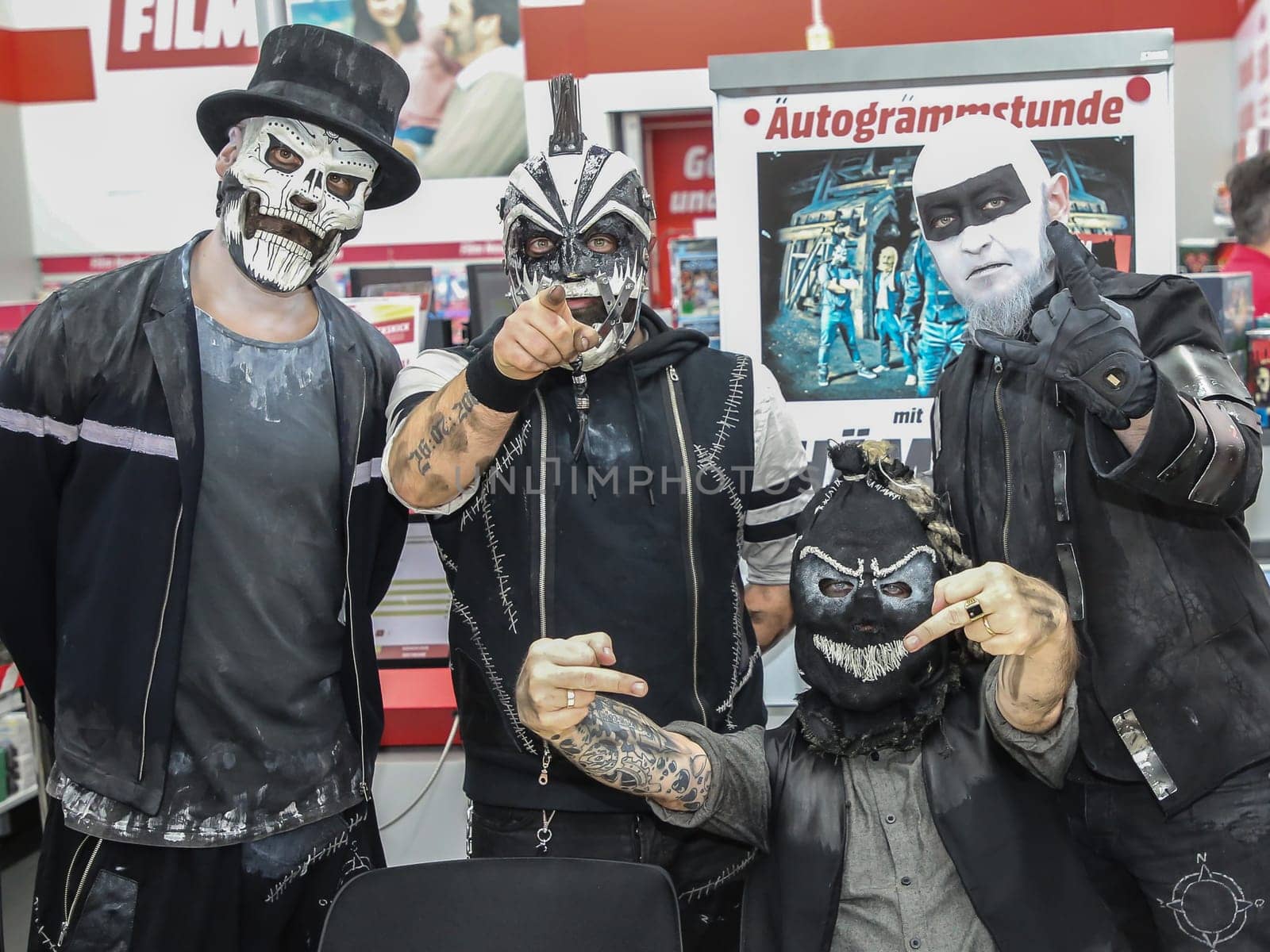 HÄMATOM during an autograph session on 30.01.2018 in Magdeburg