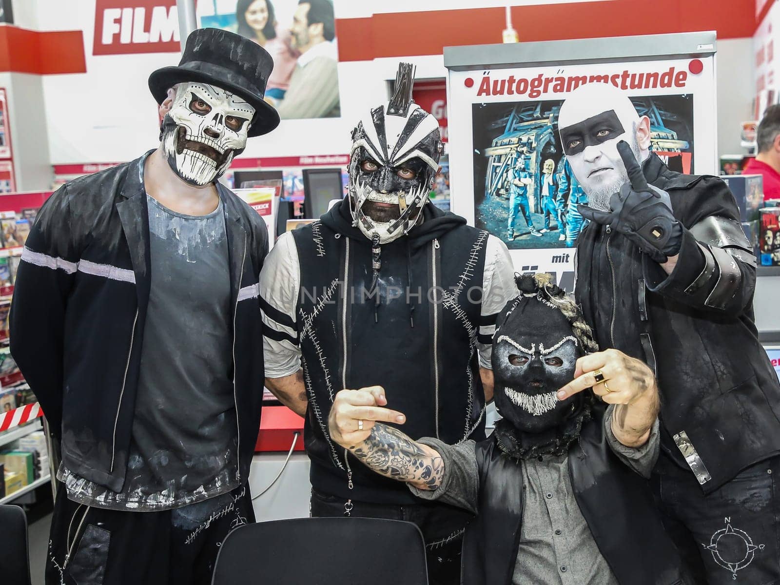 HÄMATOM during an autograph session on 30.01.2018 in Magdeburg