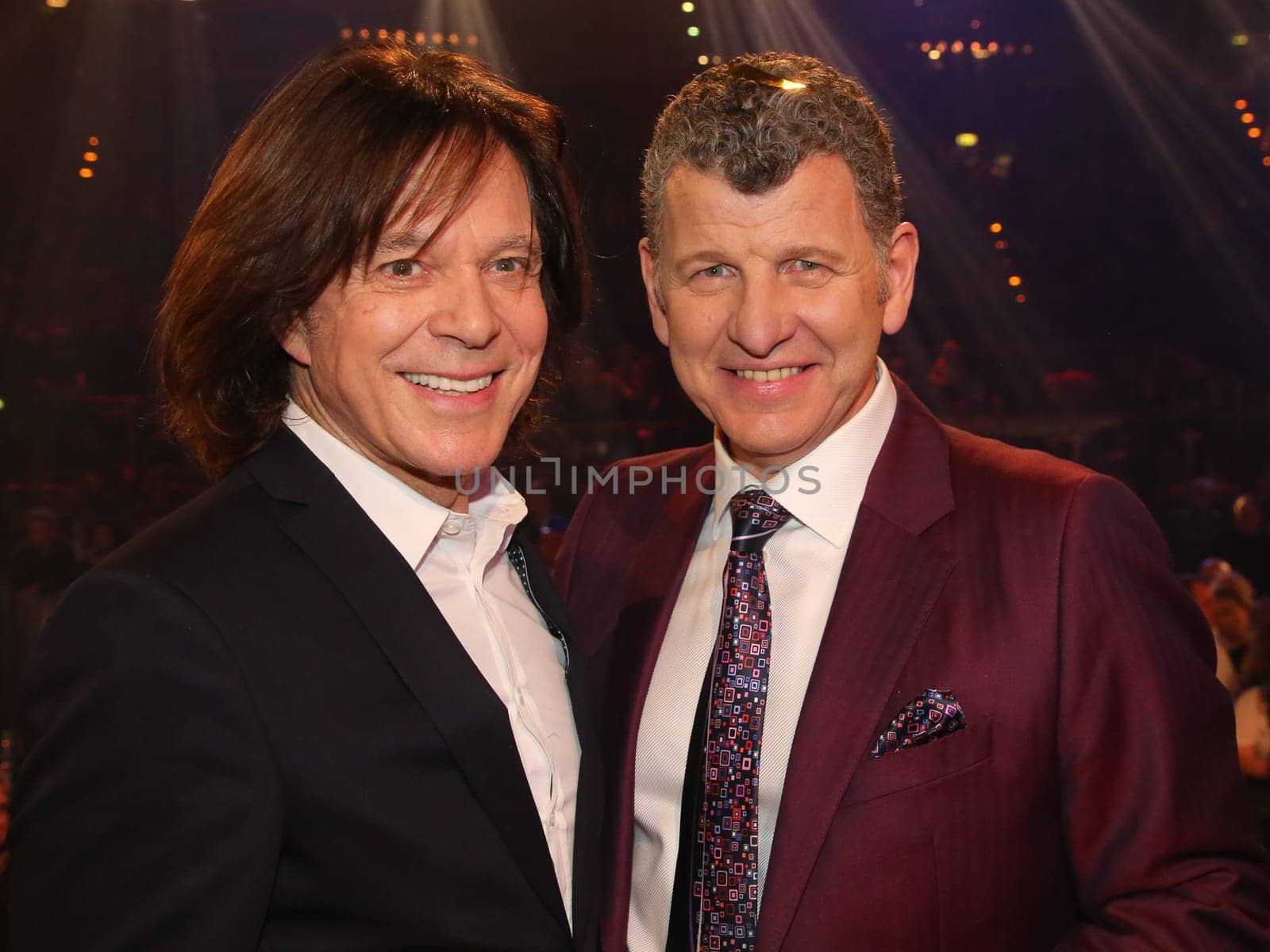 Singer Jürgen Drews and singer Semino Rossi at Schlager Champions - The big festival of the best on 13.01.2018 in Berlin