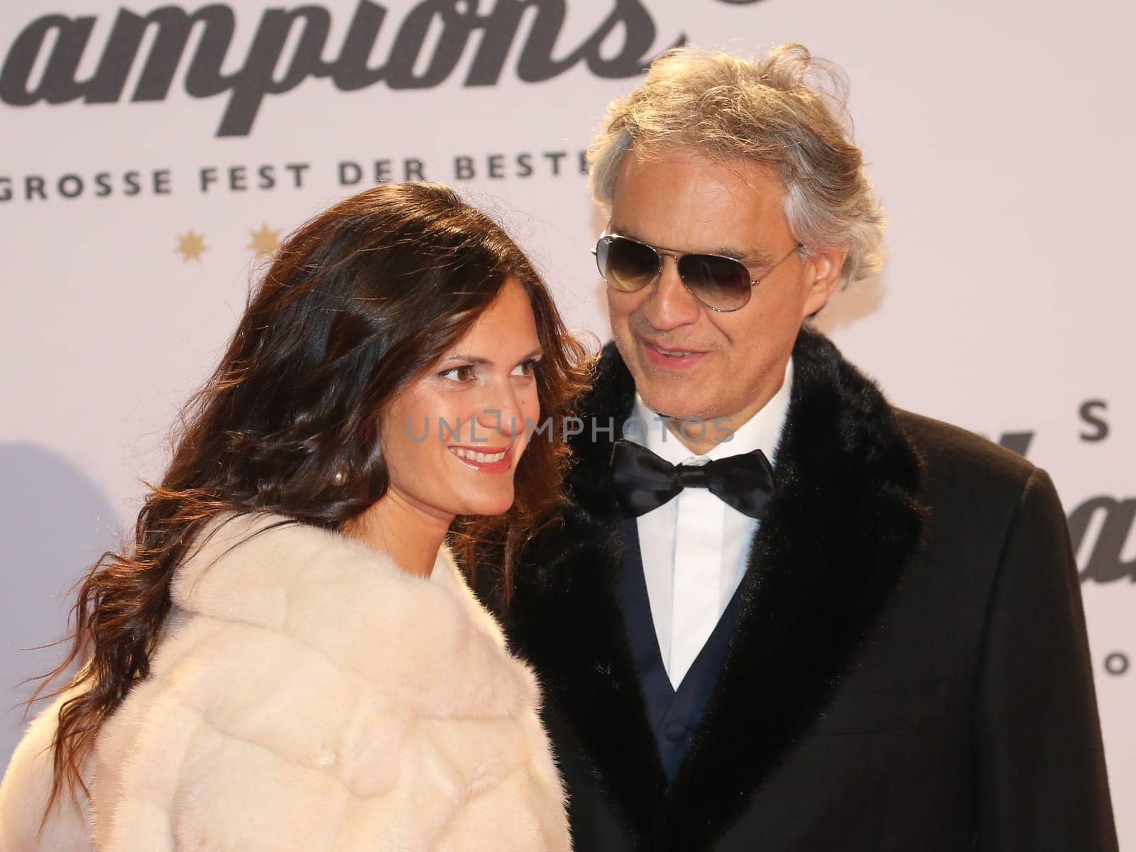 Andrea Bocelli with his wife Veronica at Schlager Champions - The big party of the best on 13.01.2018 in Berlin