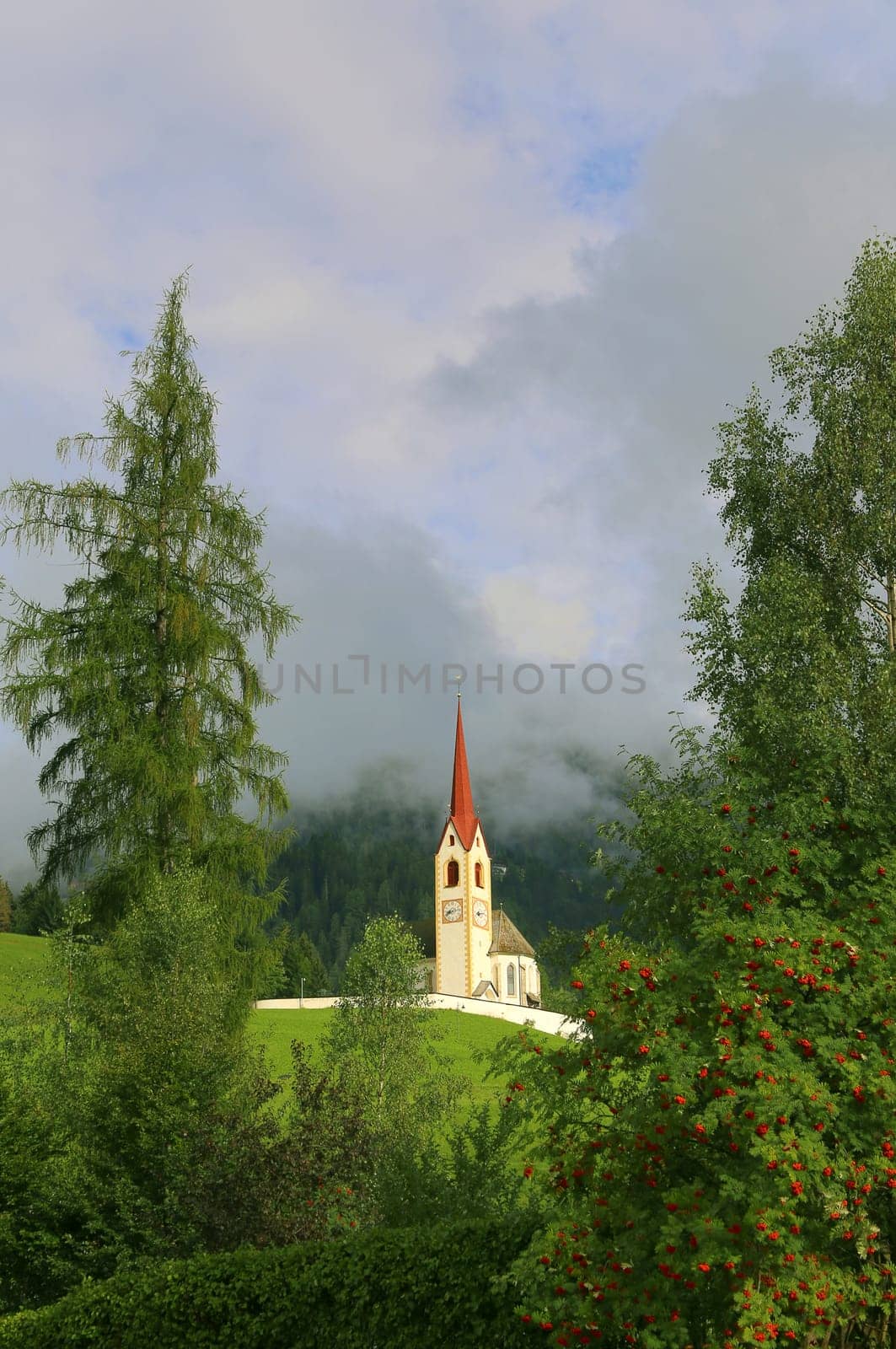 Church of St. Nicholas in Winnebach near San Candido