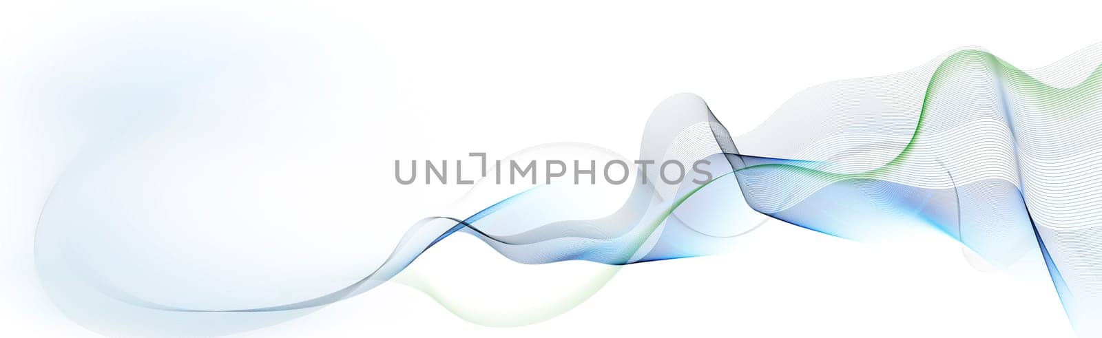 abstract line network in predominantly blue-,green-blue- and blue-gray color on a white background. Partial light-dark contrasts. Lines,movement,creativity,power,symbol,dynamics,net,concept.