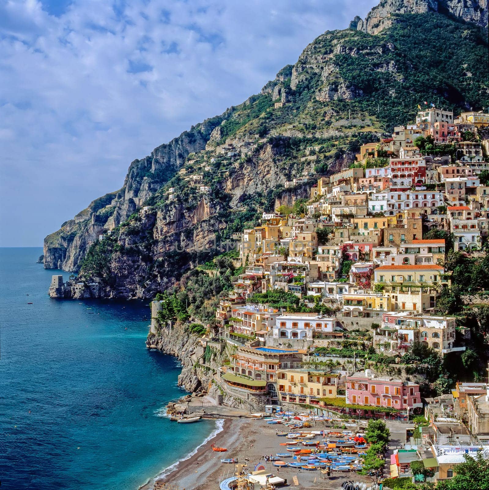 View of Positano, Italy