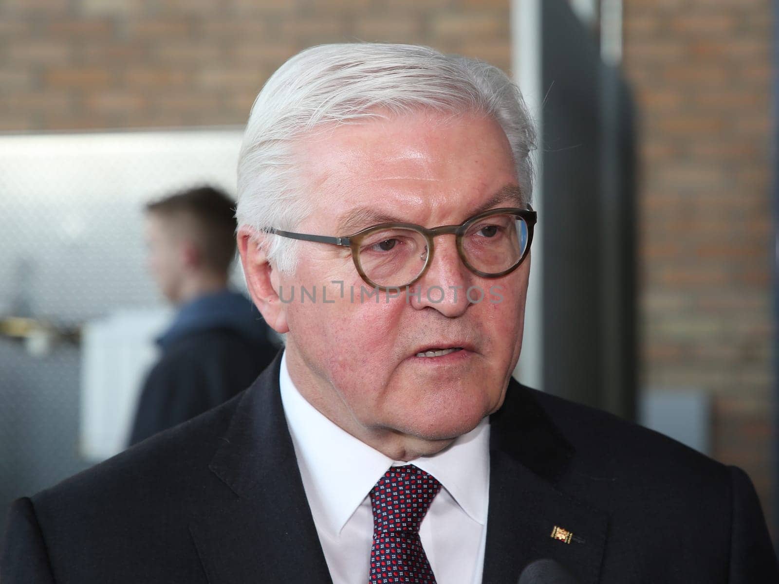 Federal President Dr. Frank-Walter Steinmeier during his inaugural visit to Wolmirstedt on 14.02.2018