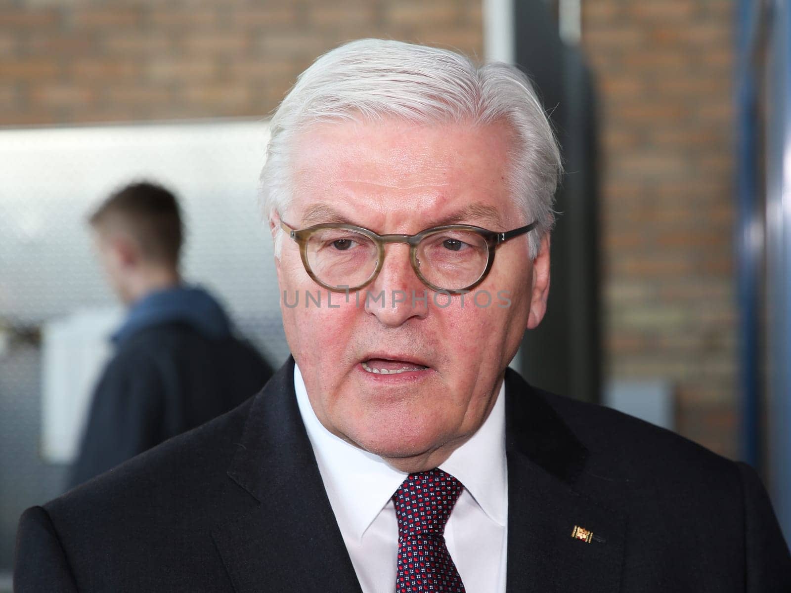 Federal President Dr. Frank-Walter Steinmeier during his inaugural visit to Wolmirstedt on 14.02.2018
