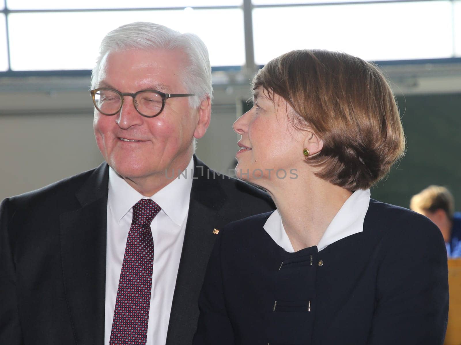 Federal President Dr. Frank-Walter Steinmeier with his wife Elke Büdenbender during their inaugural visit to Wolmirstedt on 14.02.2018