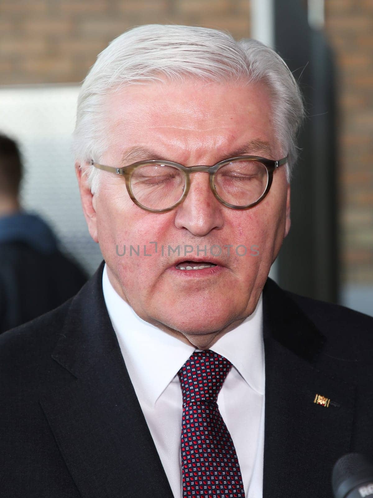 Federal President Dr. Frank-Walter Steinmeier during his inaugural visit to Wolmirstedt on 14.02.2018