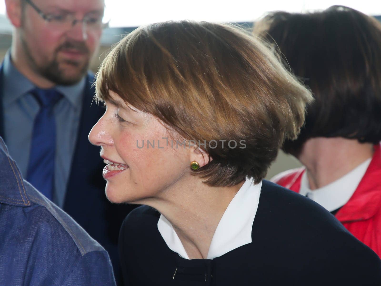 Elke Büdenbender,wife of Federal President Dr. Frank-Walter Steinmeier during her inaugural visit to Wolmirstedt on 14.02.2018