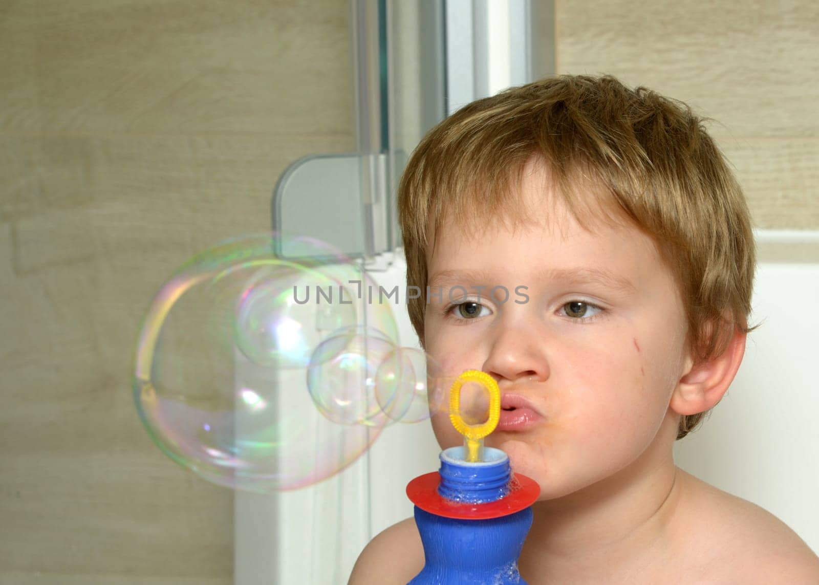 children in bathtub