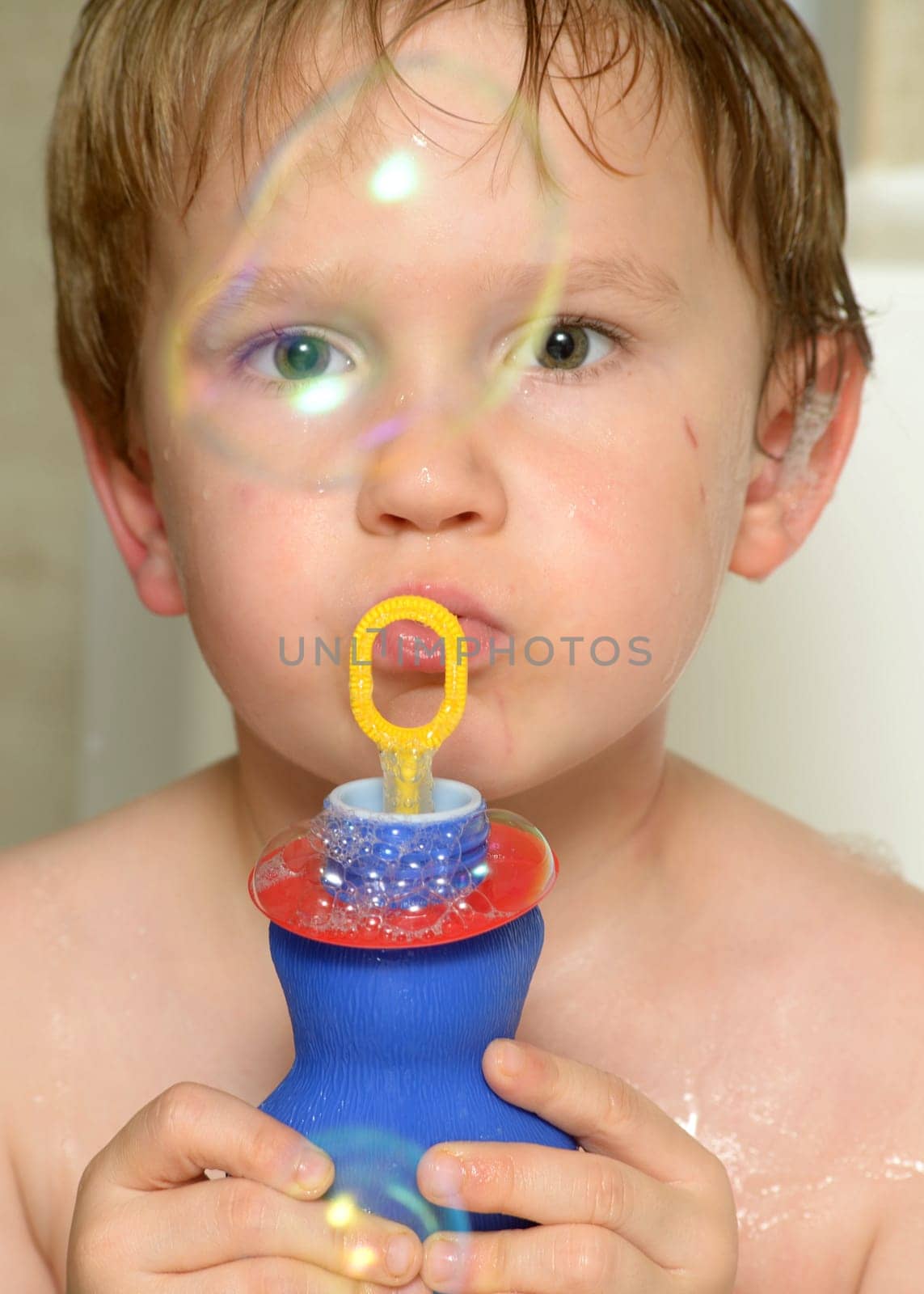 children in bathtub