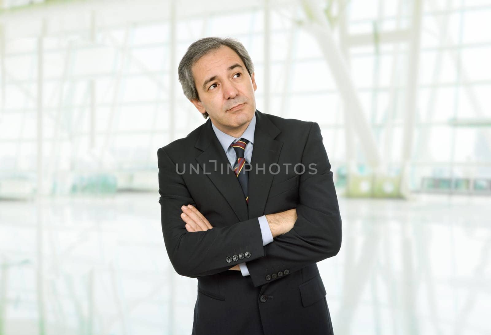 mature business man portrait at the office