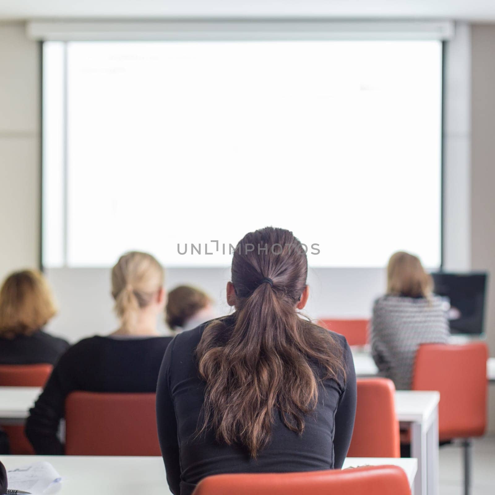 Conference and Presentation. Audience at the conference hall. Business and Entrepreneurship. Faculty lecture and workshop. Audience in the lecture hall. Academic education. Copy space.