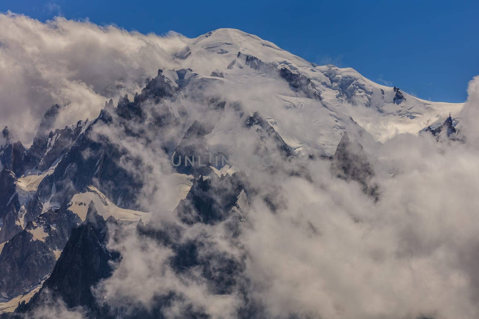 Mont Blanc is the highest mountain of historic Europe (4810 m altitude)