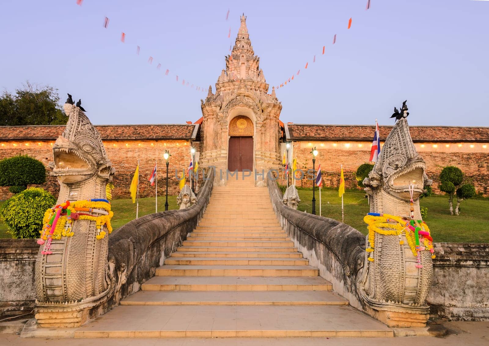 Ancient Buddhist temple of Wat Phra That Lampang Luang in Lampang,Thailand