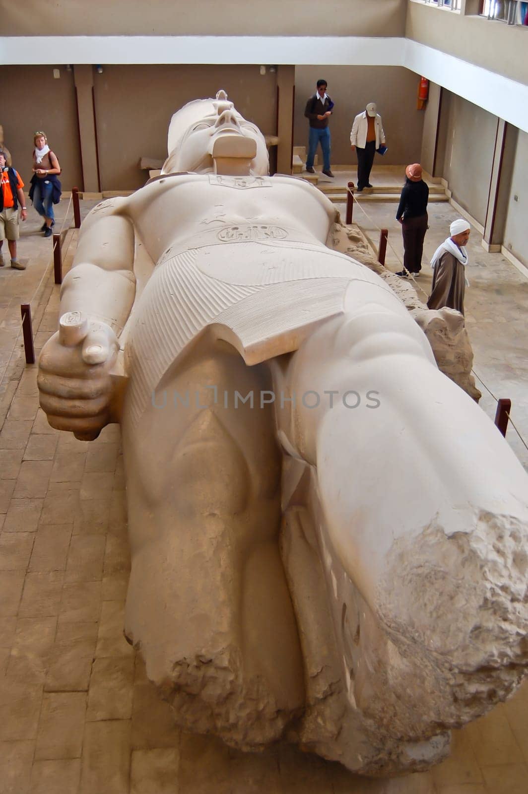 Statue of Ramses II in open air museum of Memphis, Egypt. Photo taken on Feb 23, 07