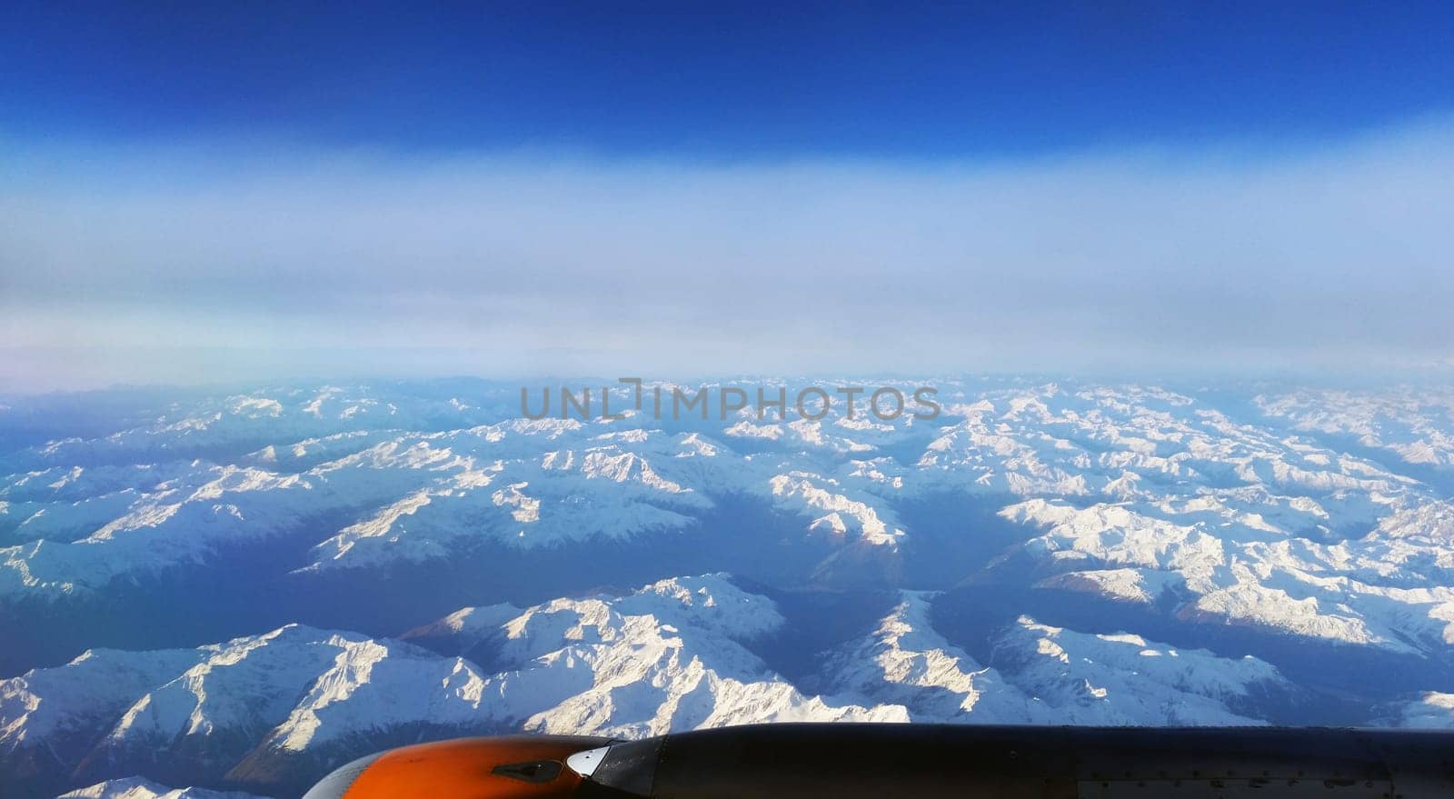 Alps - view from plane