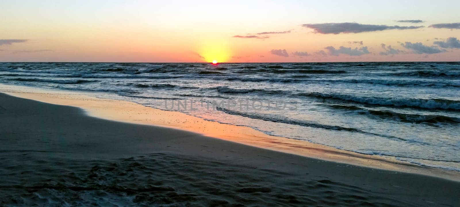 Sunset in Lubiatowo - Baltic Sea, Poland