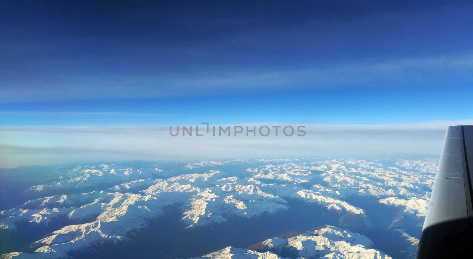 Alps - view from plane