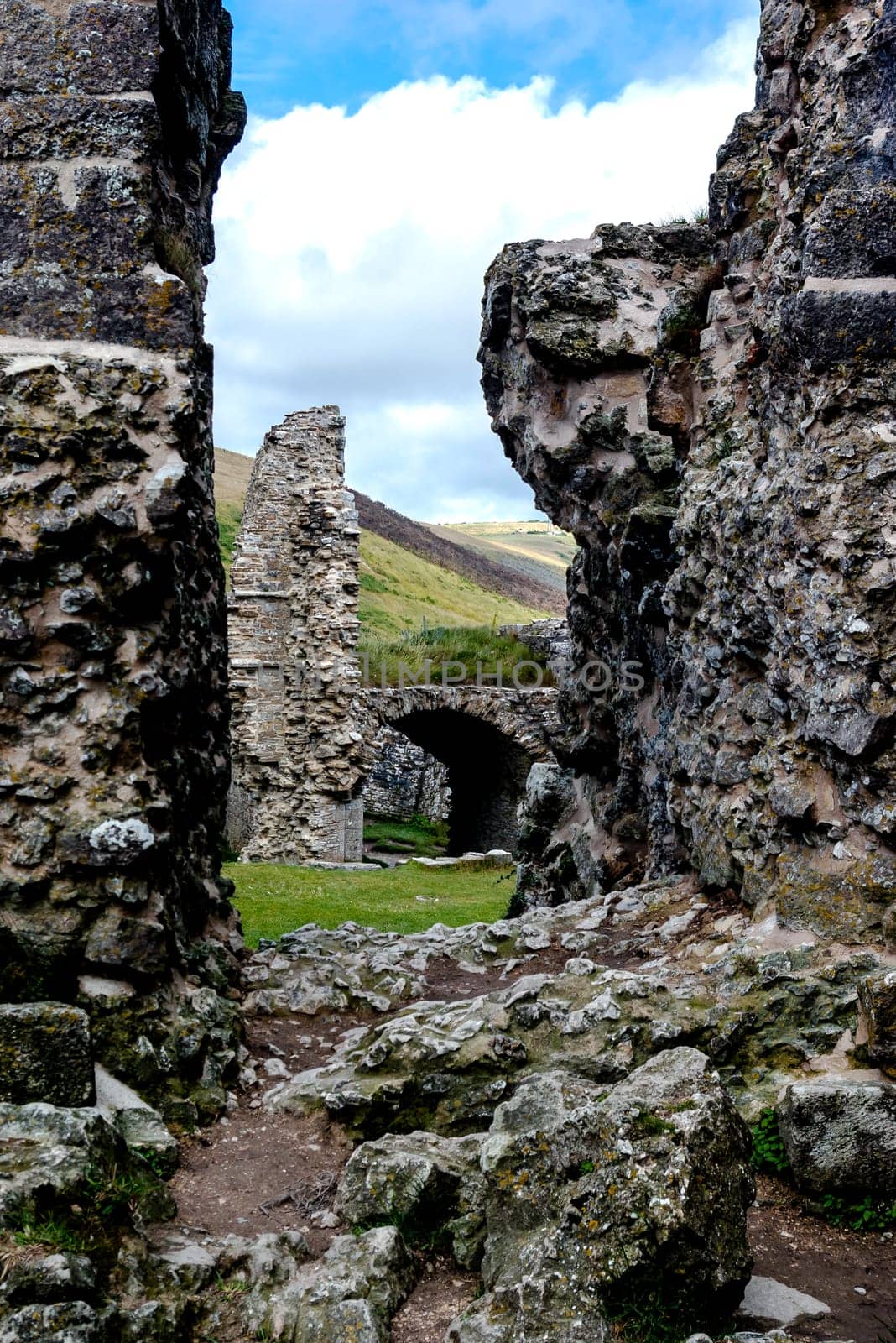 Remains of Corfe Castle - Corfe / Wareham, United Kingdom