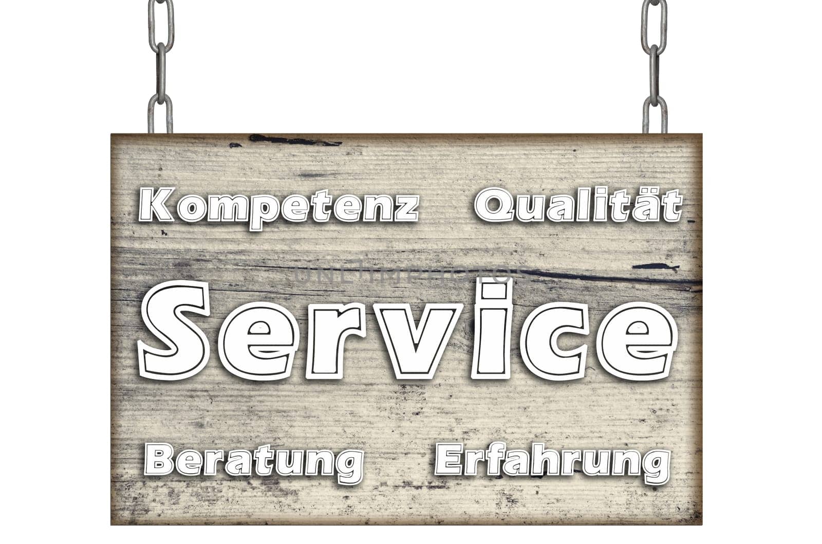Wooden sign service consulting.