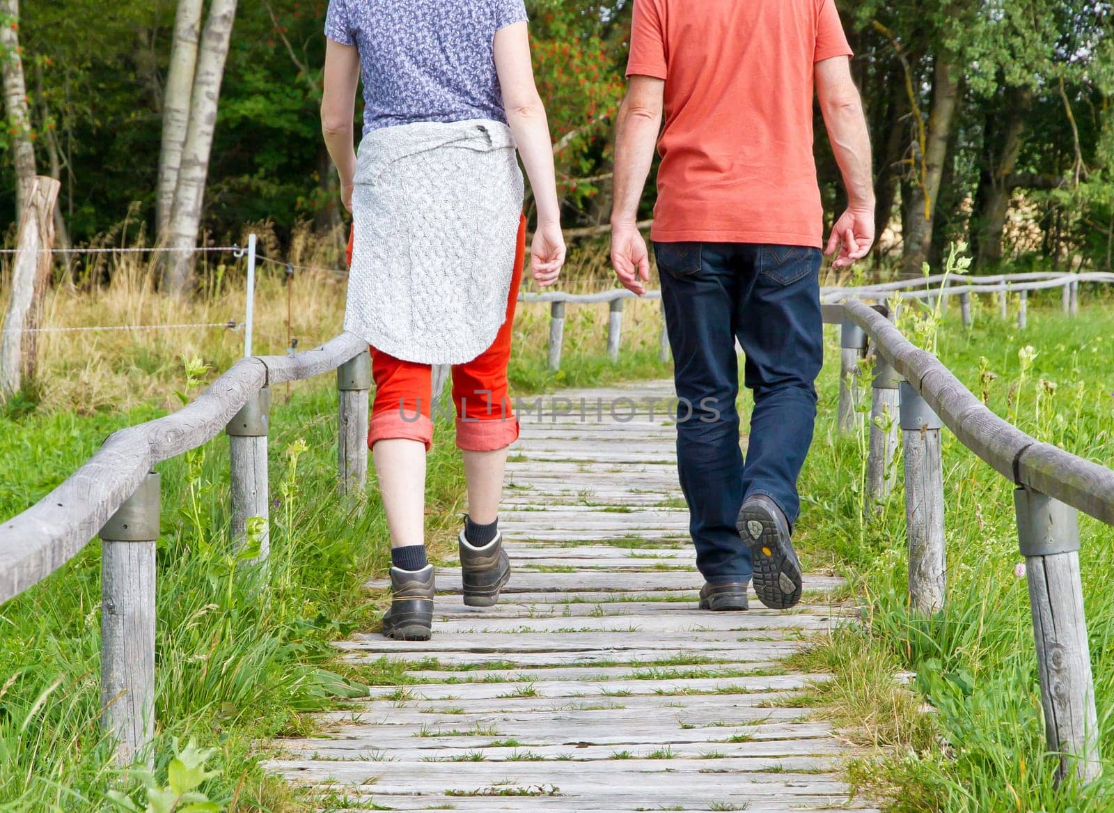 On the hiking trail