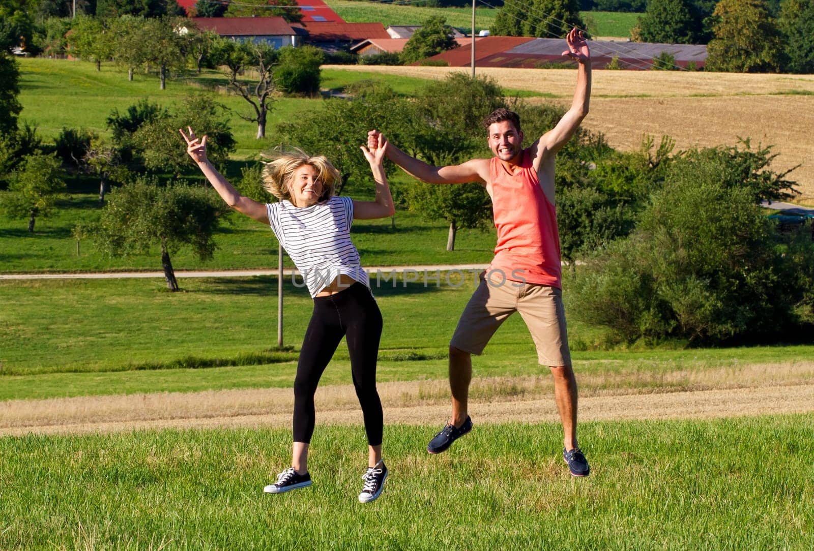 Young,happy couple