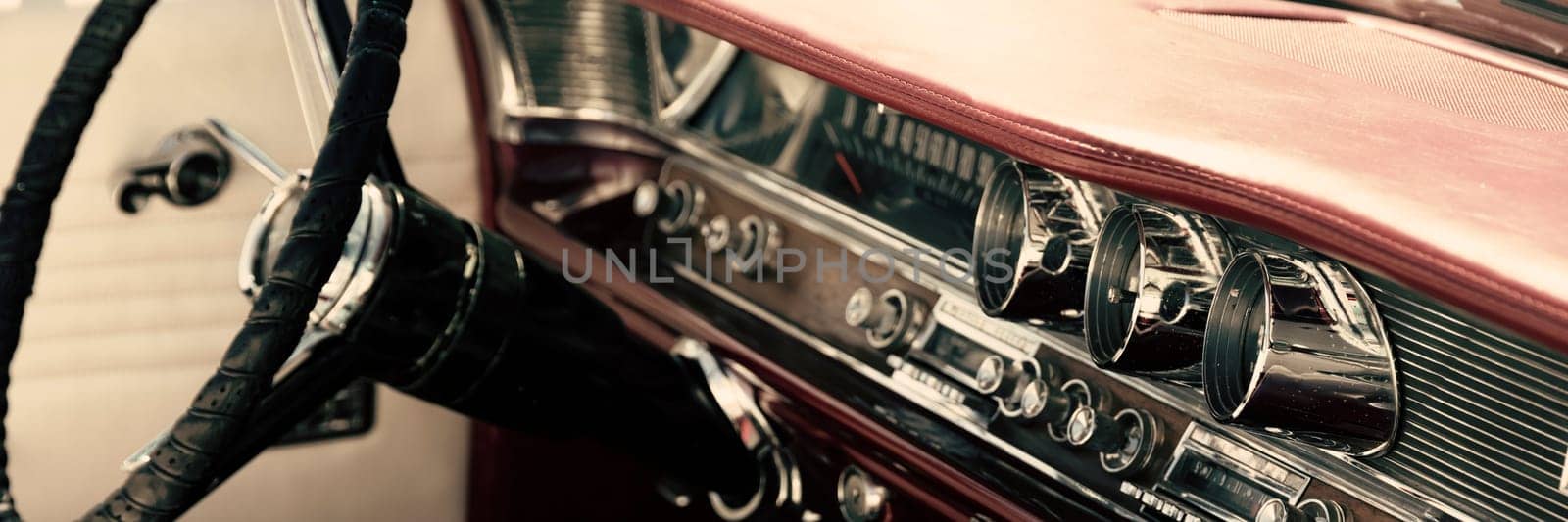 Classic car interior