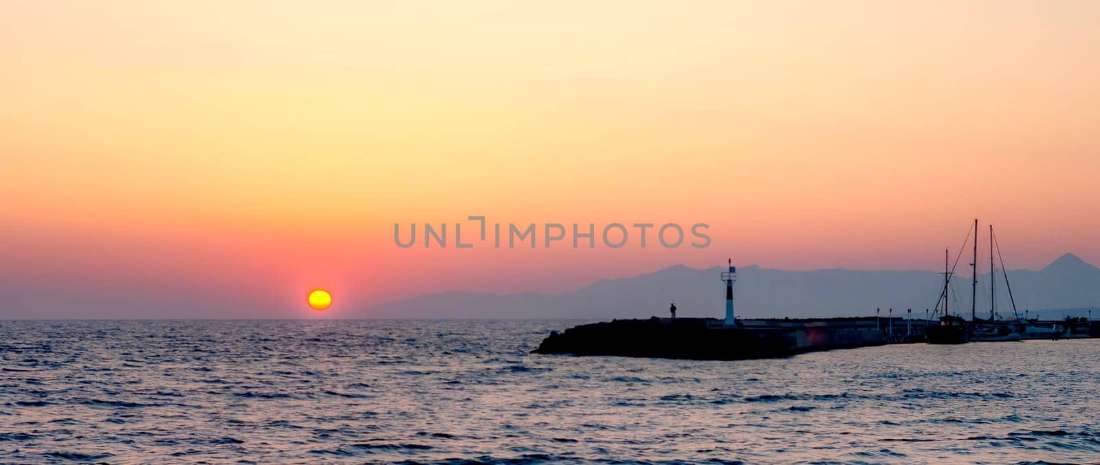 Sunset in Greece / Gouves, Crete