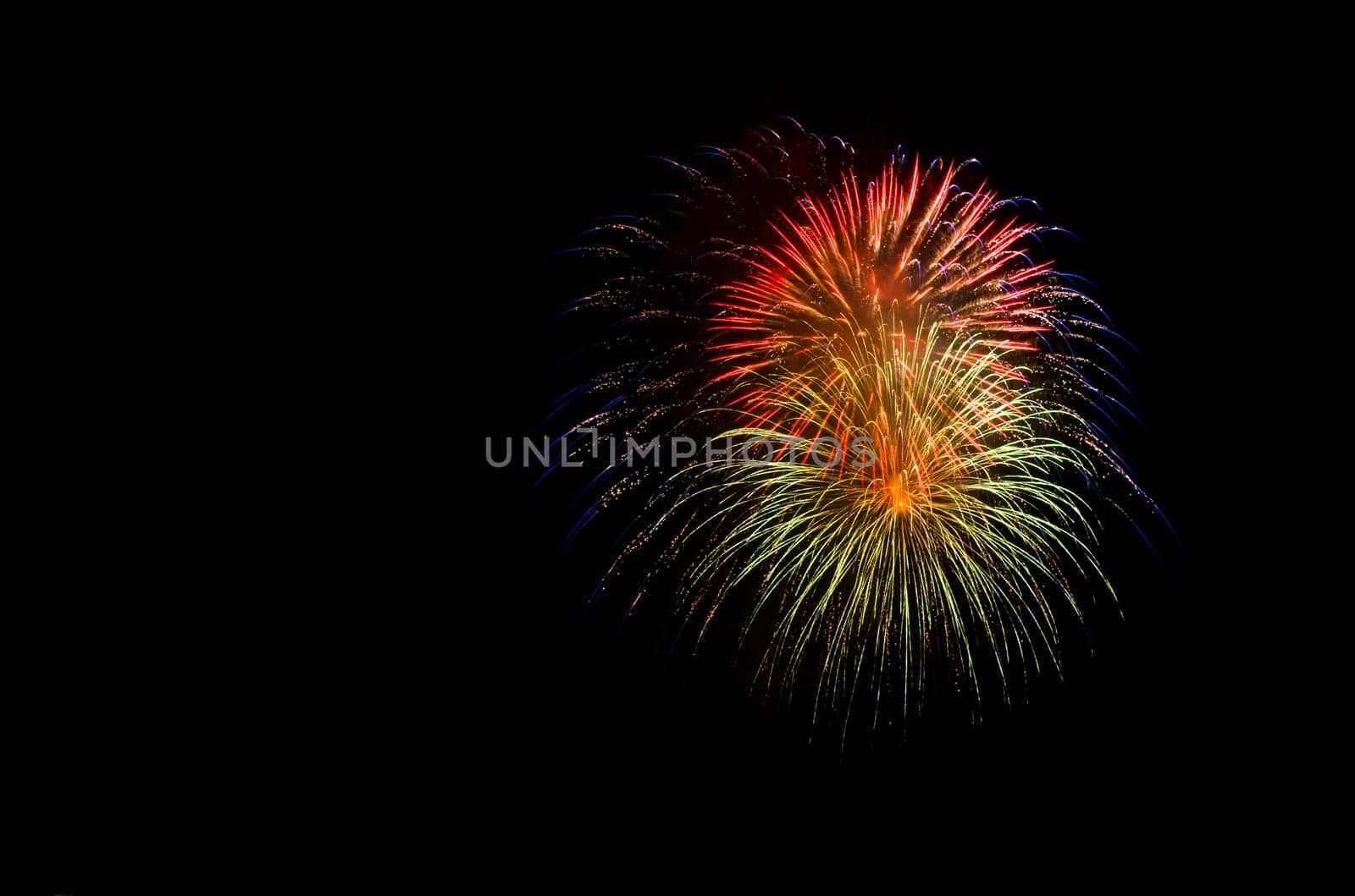 Fireworks display night - London, United Kingdom