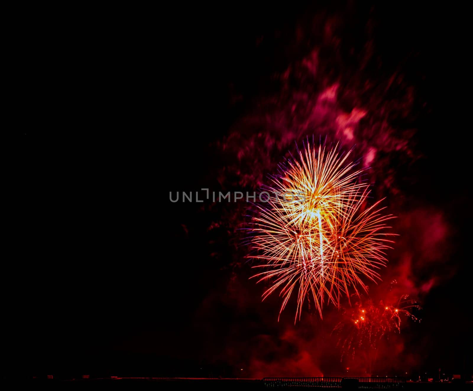 Fireworks display night - London, United Kingdom