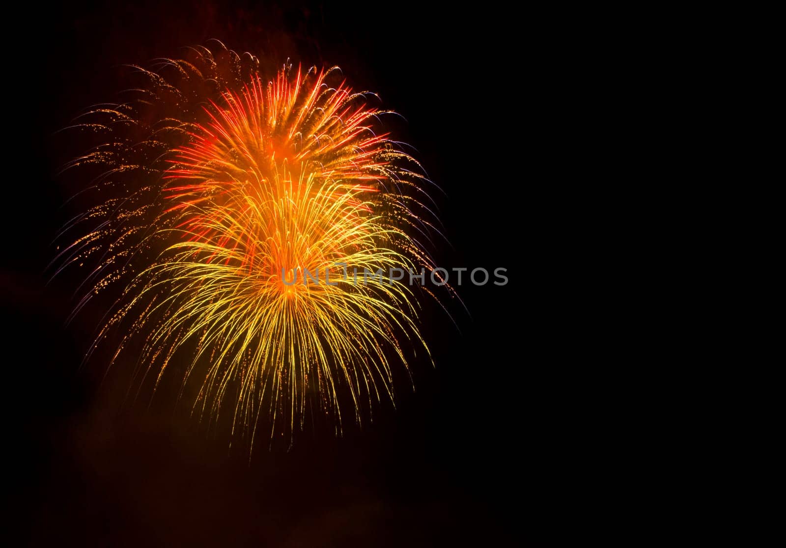 Fireworks display night - London, United Kingdom