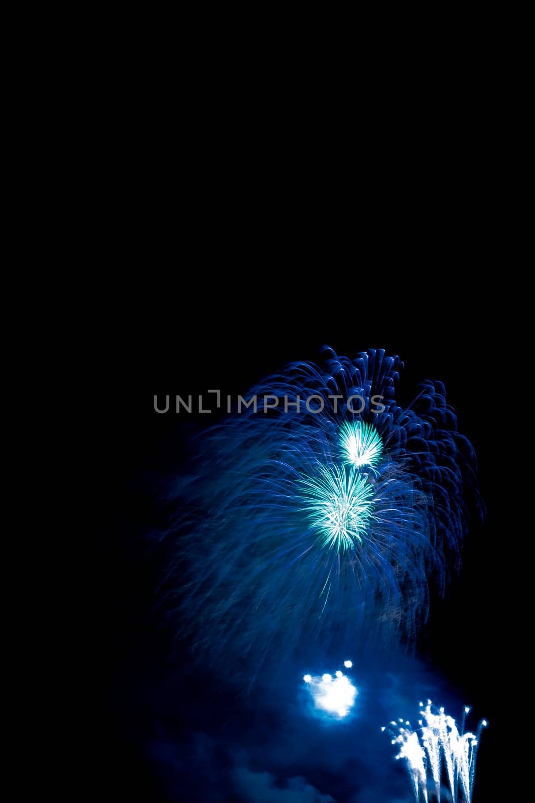 Fireworks display night - London, United Kingdom