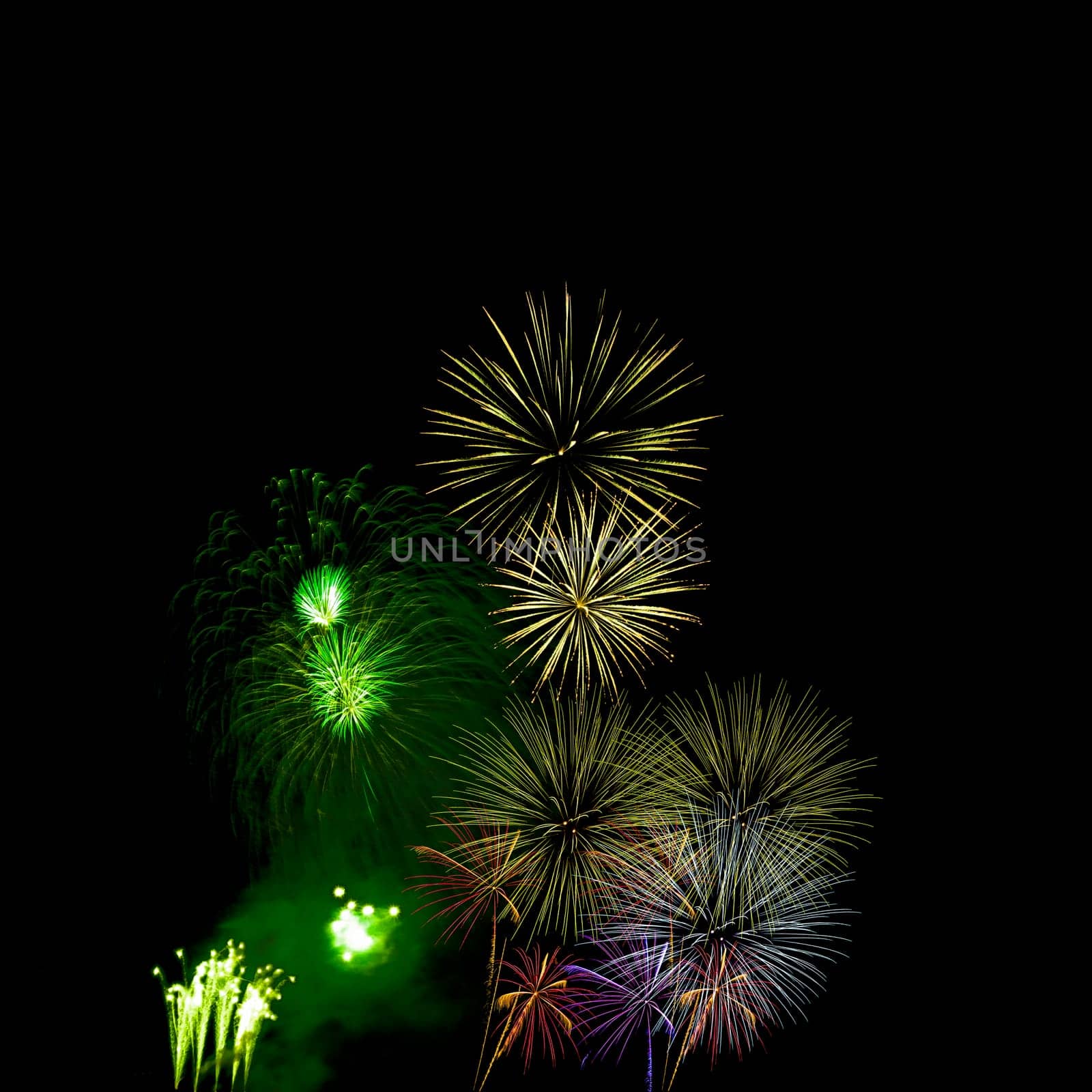 Fireworks display night - London, United Kingdom