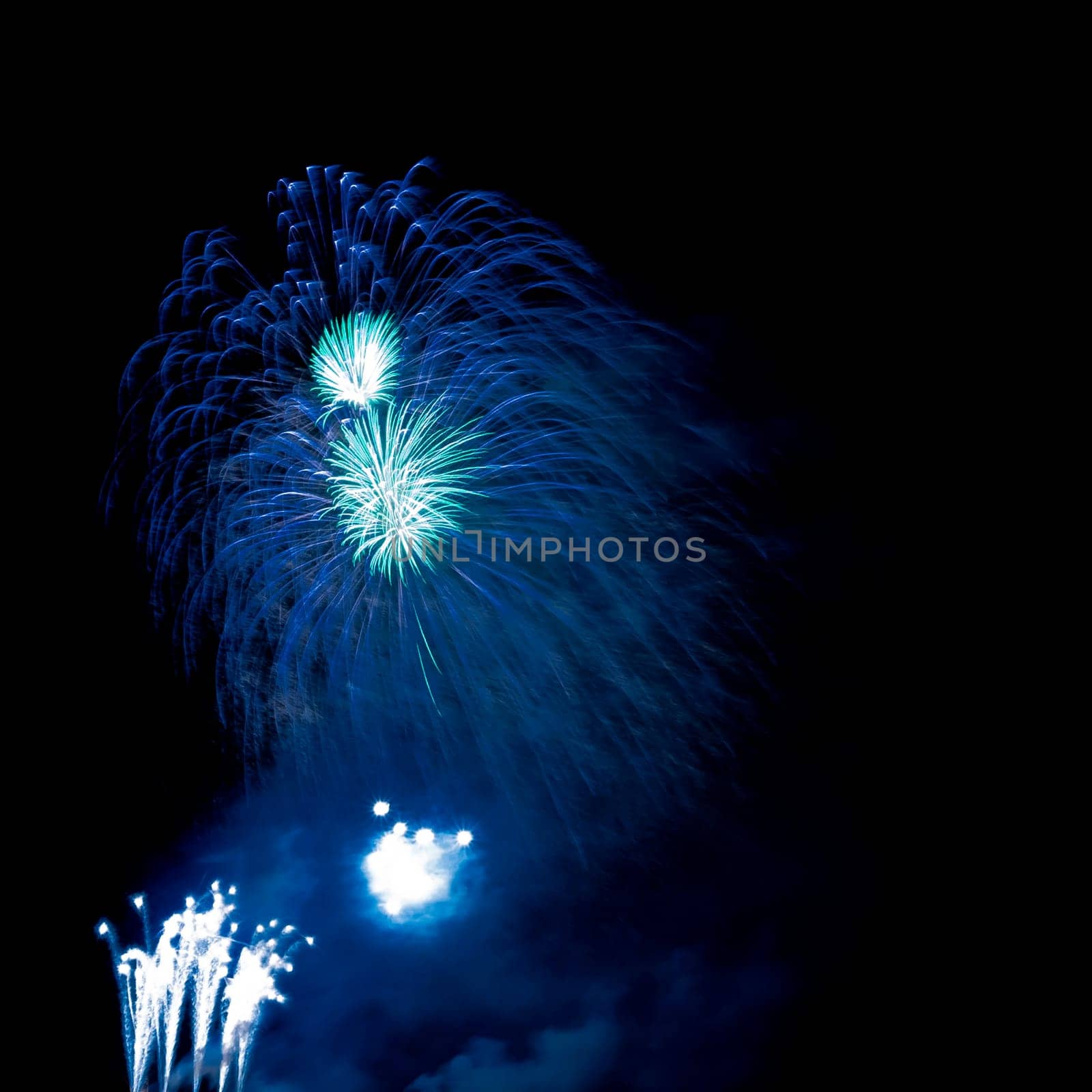 Fireworks display night - London, United Kingdom