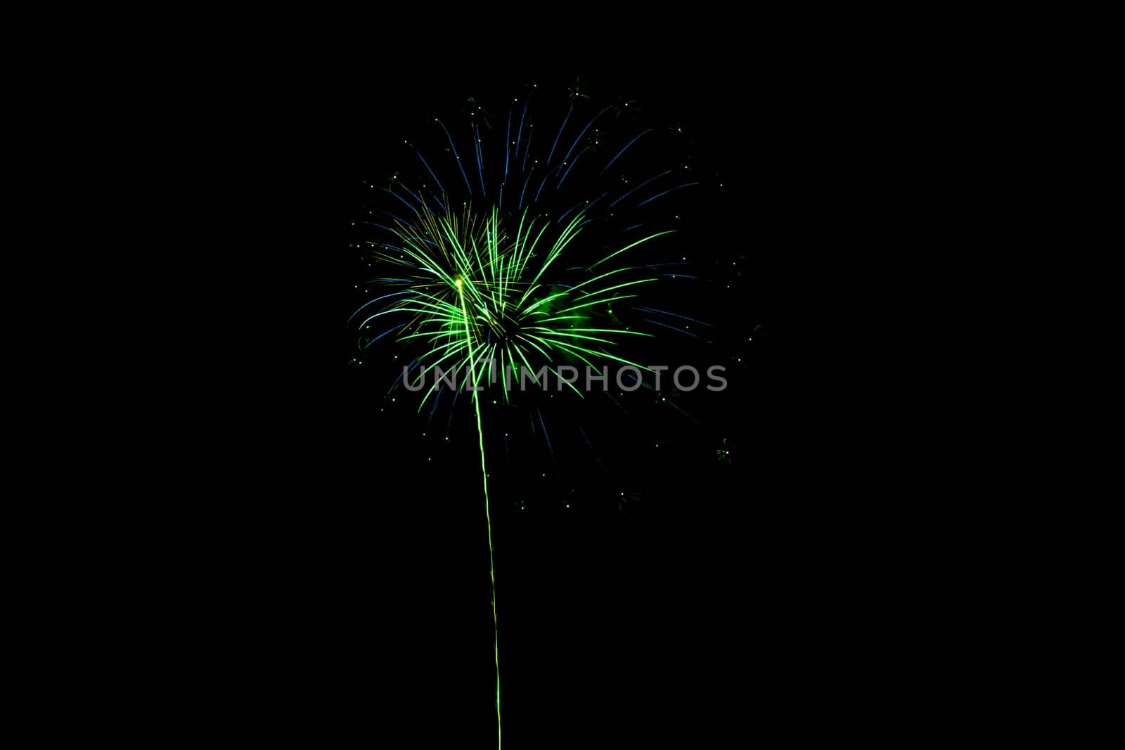 Fireworks display night - London, United Kingdom