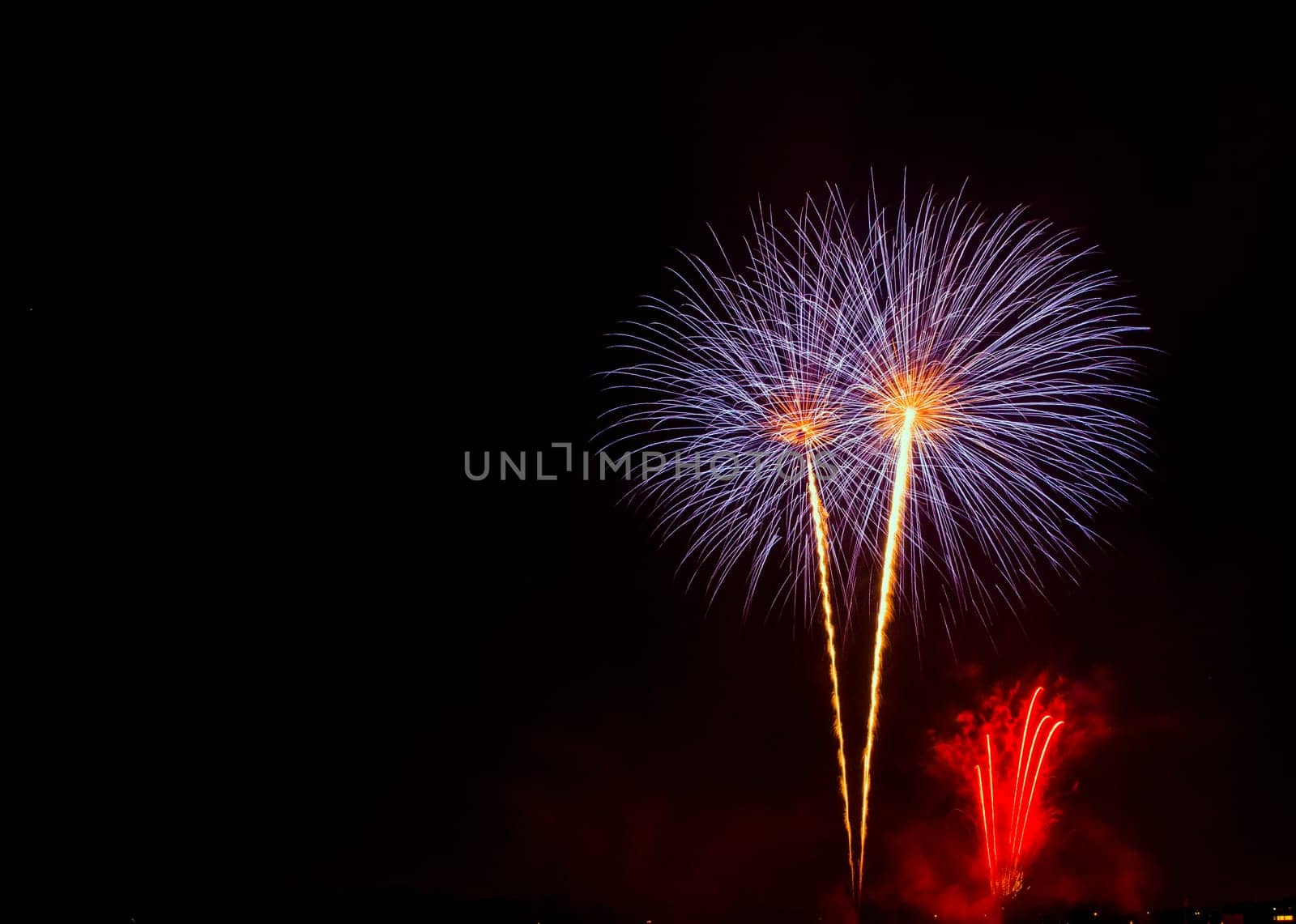 Fireworks display night - London, United Kingdom