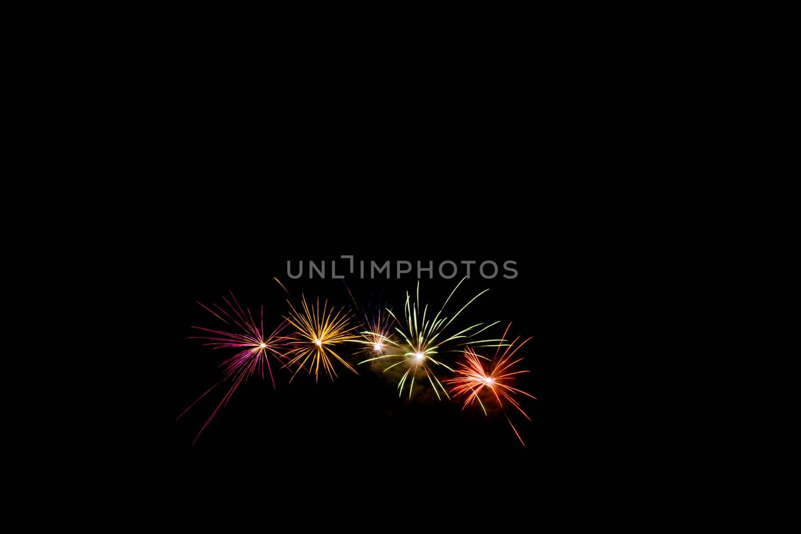 Fireworks display night - London, United Kingdom