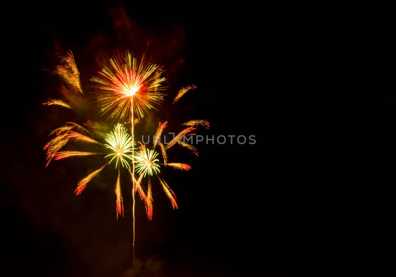 Fireworks display night - London, United Kingdom