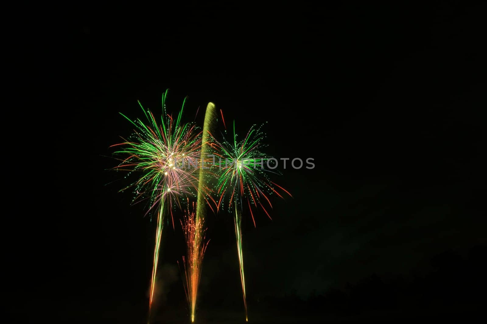 Fireworks display night - London, United Kingdom