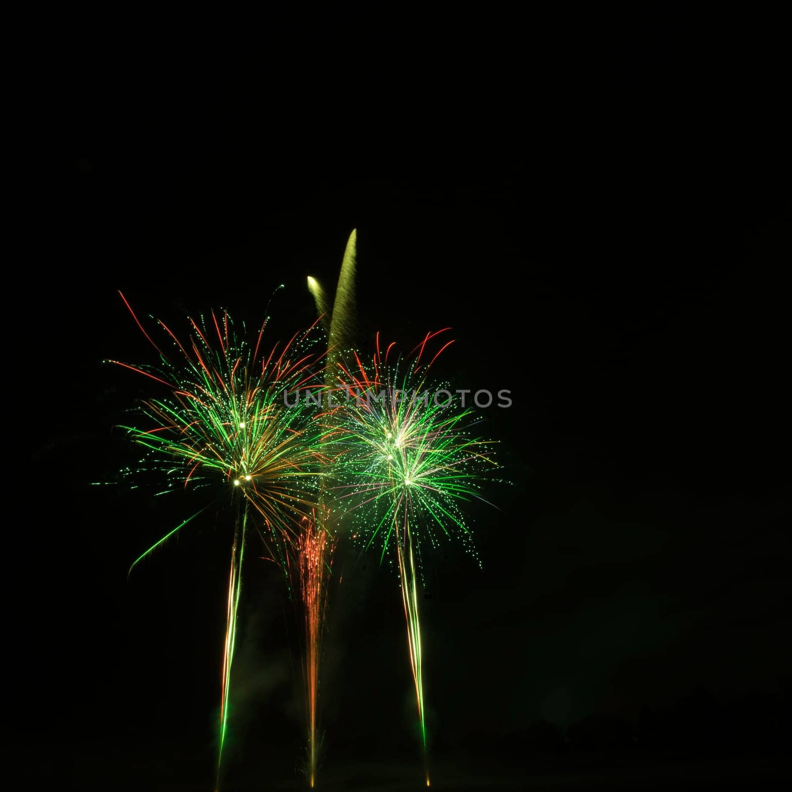 Fireworks display night - London, United Kingdom