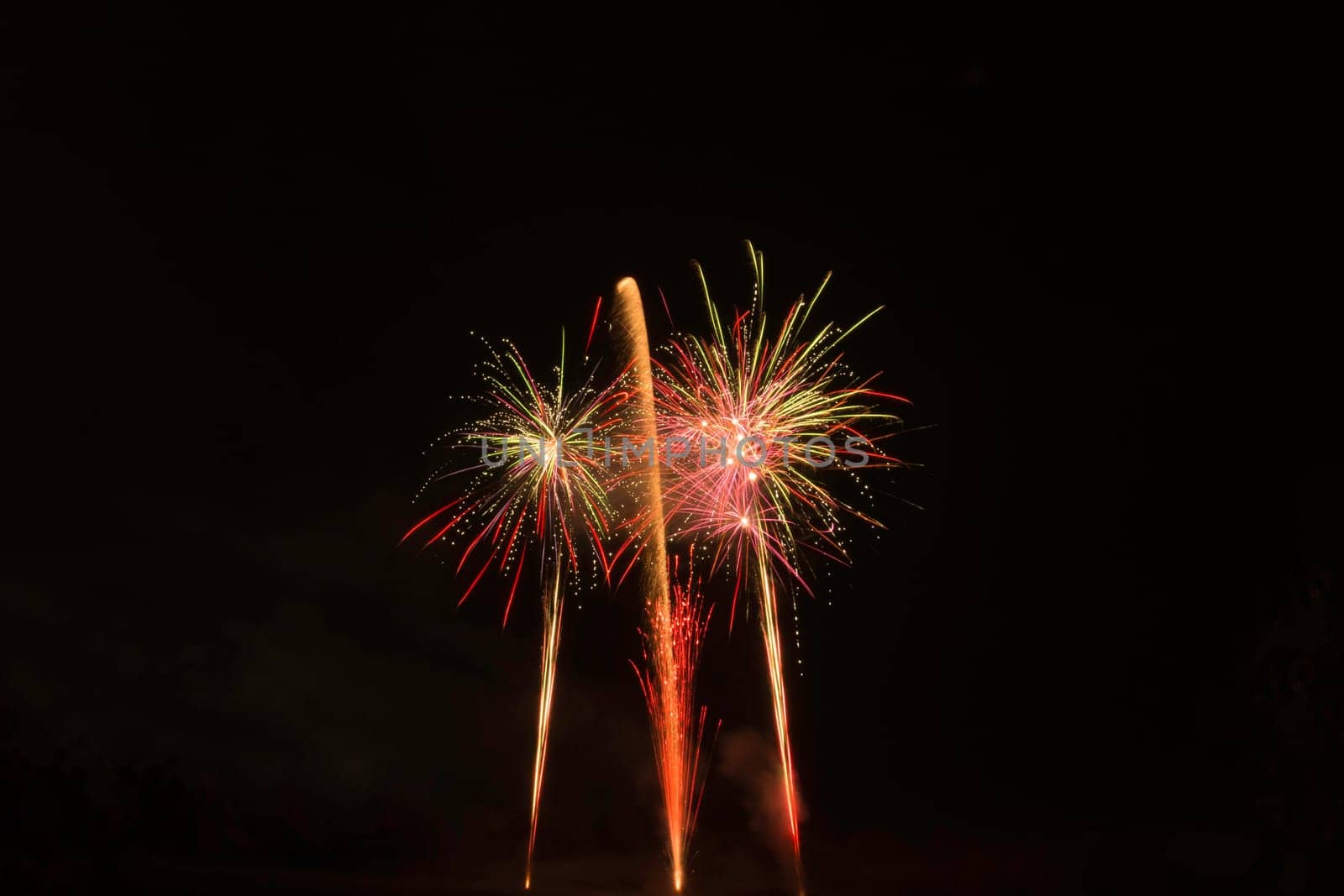 Fireworks display night - London, United Kingdom