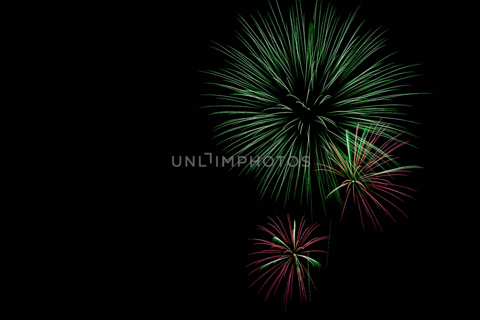 Fireworks display night - London, United Kingdom