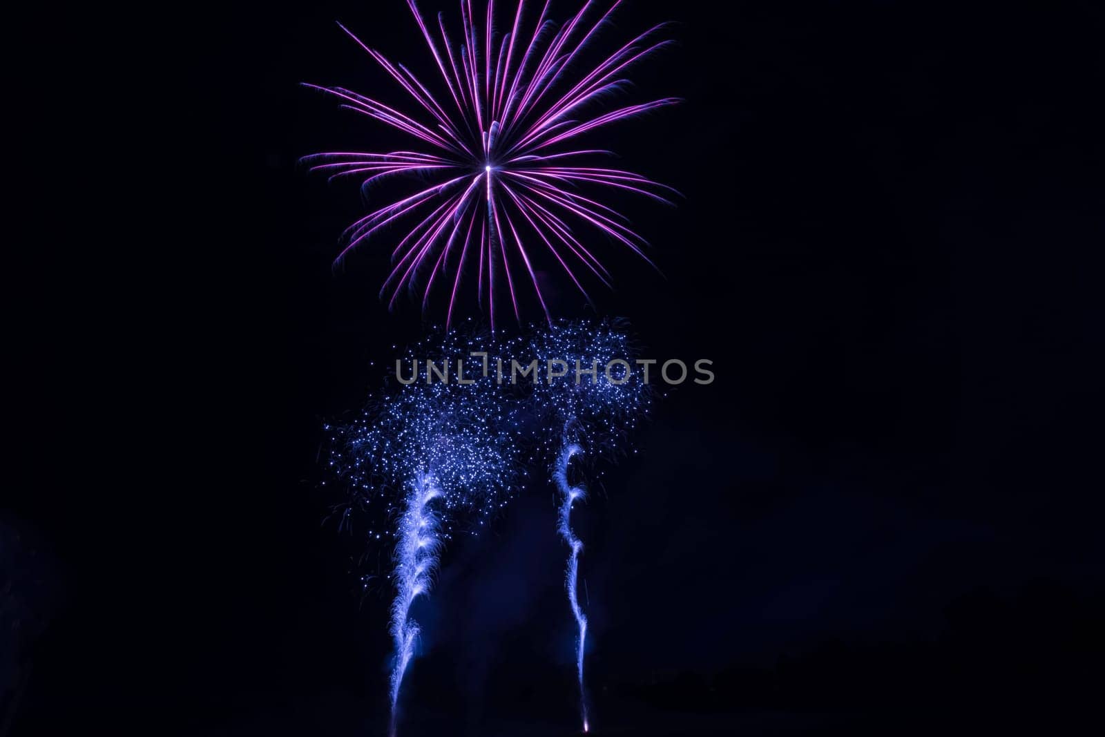 Fireworks display night - London, United Kingdom