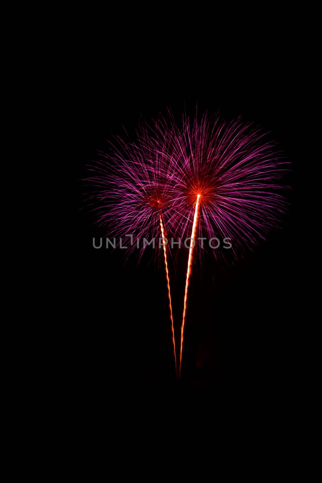 Fireworks display night - London, United Kingdom