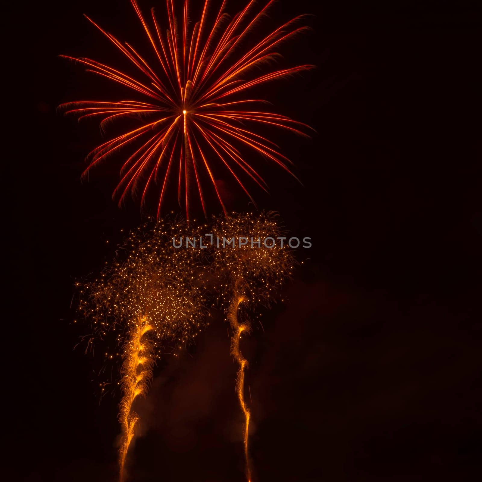 Fireworks display night - London, United Kingdom