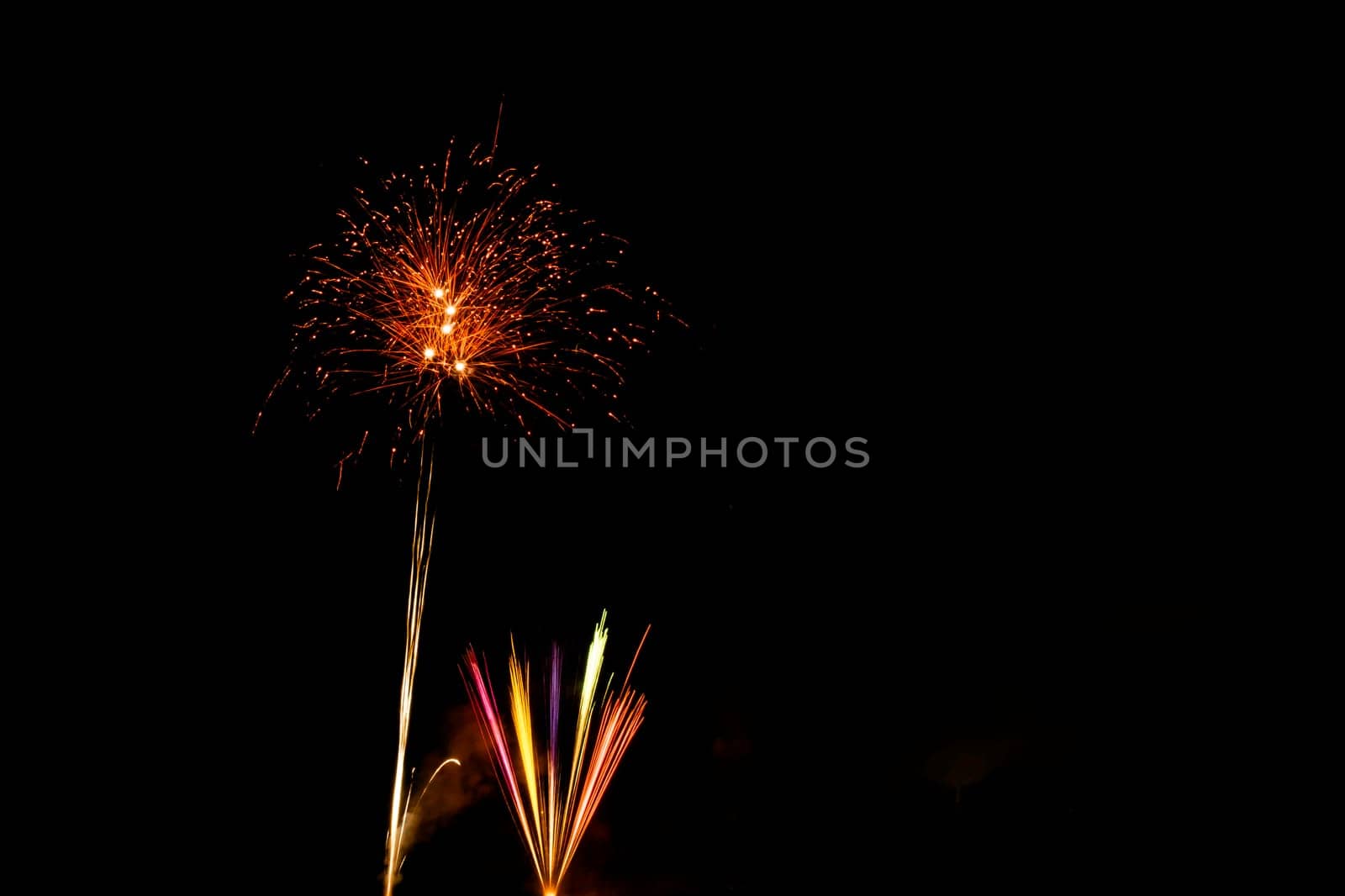 Fireworks display night - London, United Kingdom