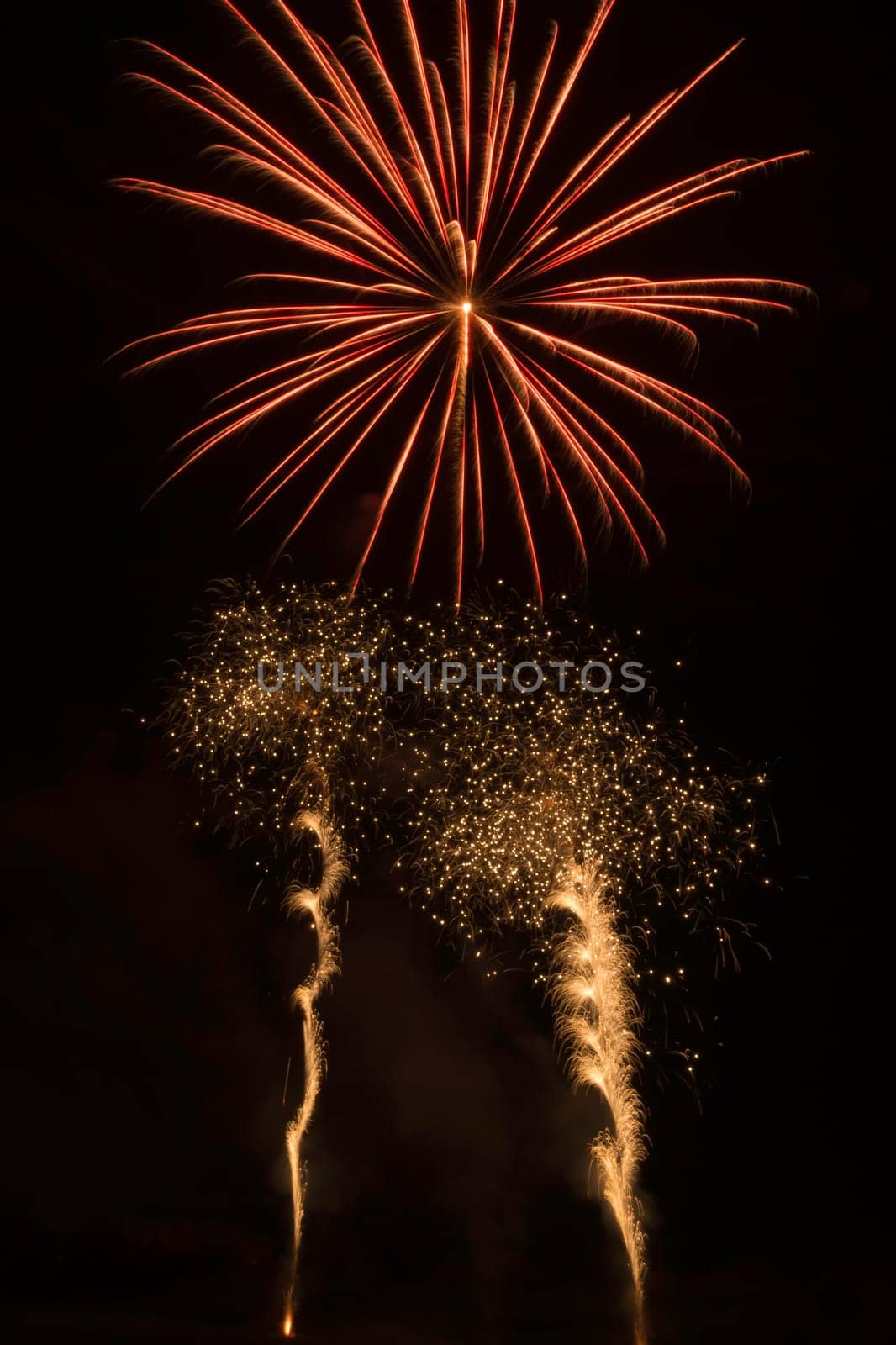 Fireworks display night - London, United Kingdom