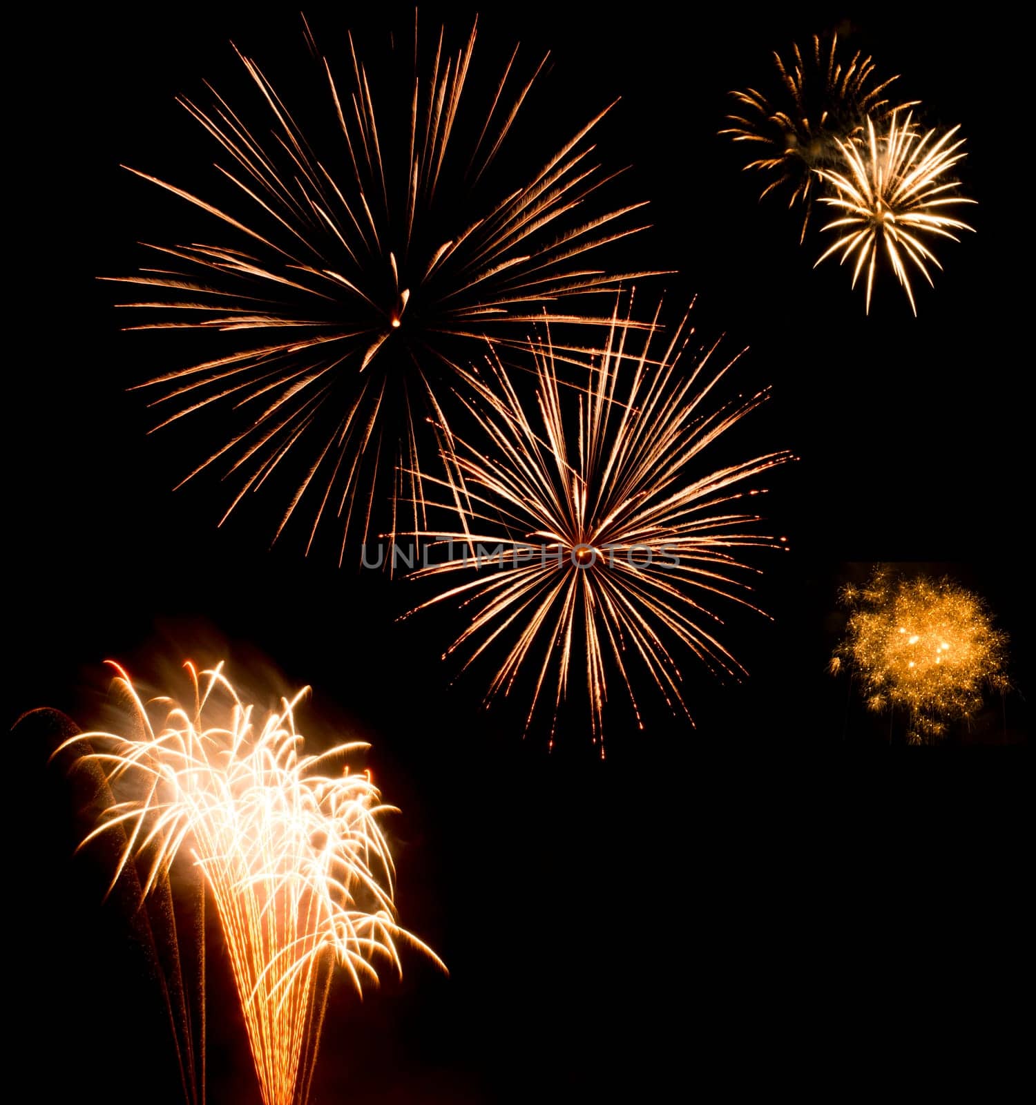 Fireworks display night - London, United Kingdom
