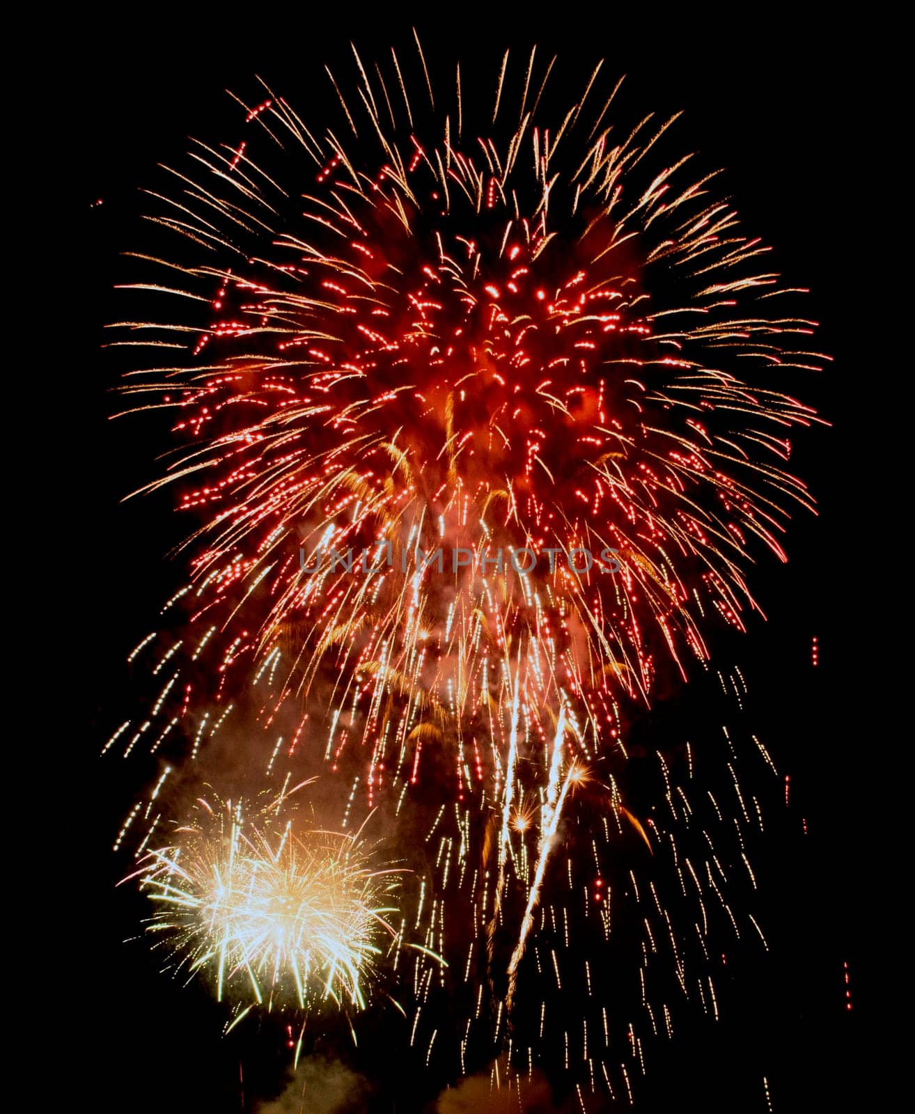 Fireworks display night - London, United Kingdom