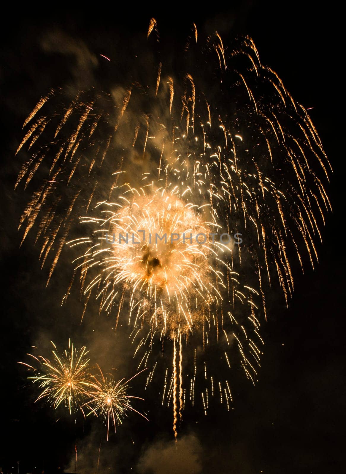 Fireworks display night - London, United Kingdom